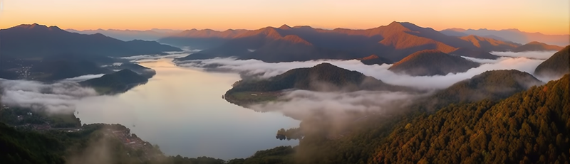 夕阳俯视全景山脉河流摄影图,高清,摄影图,摄影图片,图片大全,摄影图免费下载